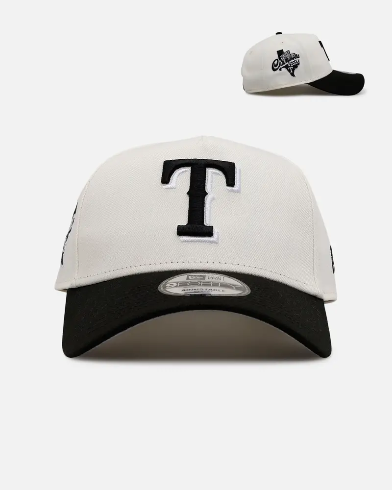 New Era Texas Rangers 'Chrome Black' 9Forty A-Frame Snapback Chrome/Black 1