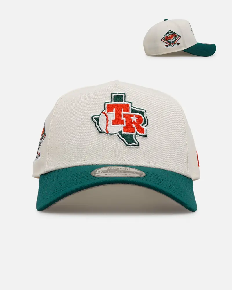 New Era Texas Rangers 'Citrus' 9Forty A-Frame Snapback Chrome/Green/Orange 1