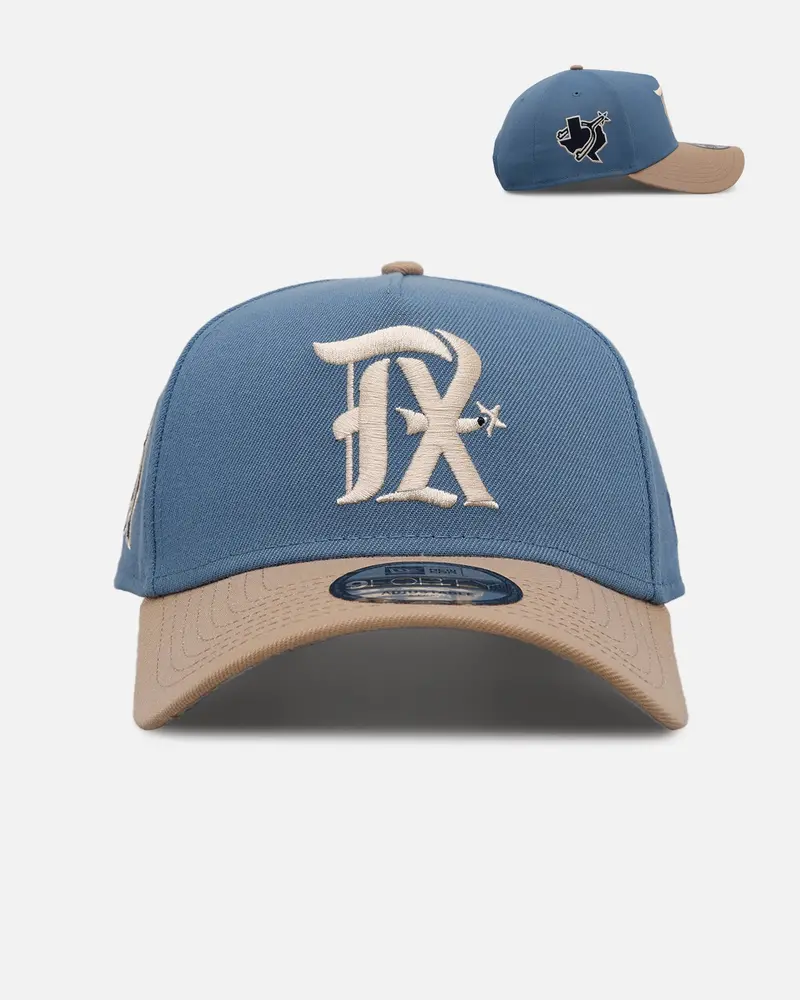 New Era Texas Rangers 'Easy Breezy' 9Forty A-Frame Snapback Blue/Tan 1