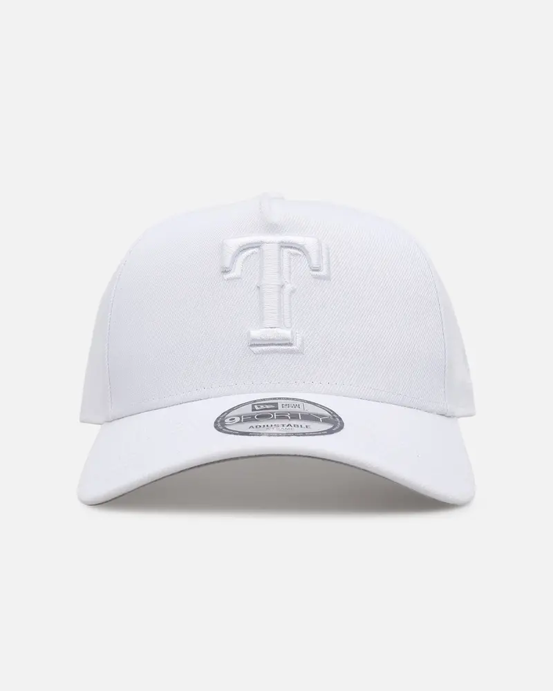 New Era Texas Rangers 'Easy White' 9Forty A-Frame Snapback White/White 1