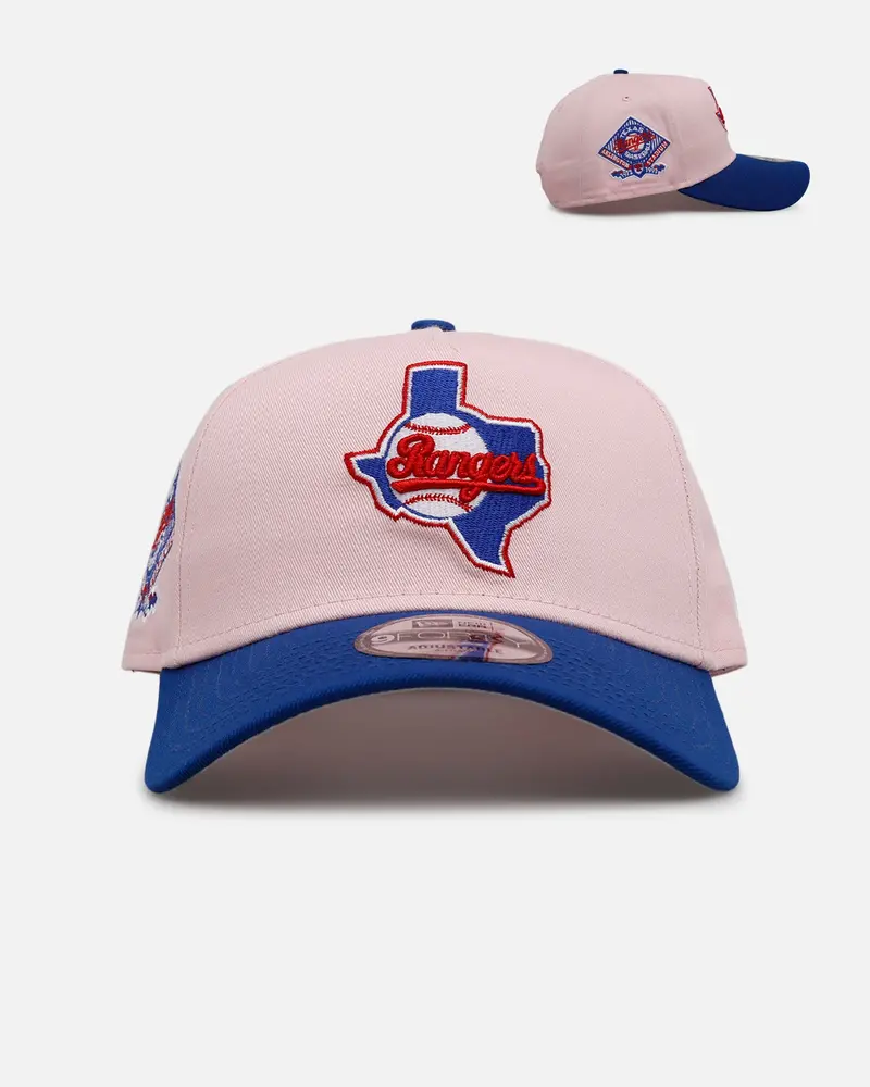 New Era Texas Rangers 'Pink Crown' 9Forty A-Frame Snapback Pink 1