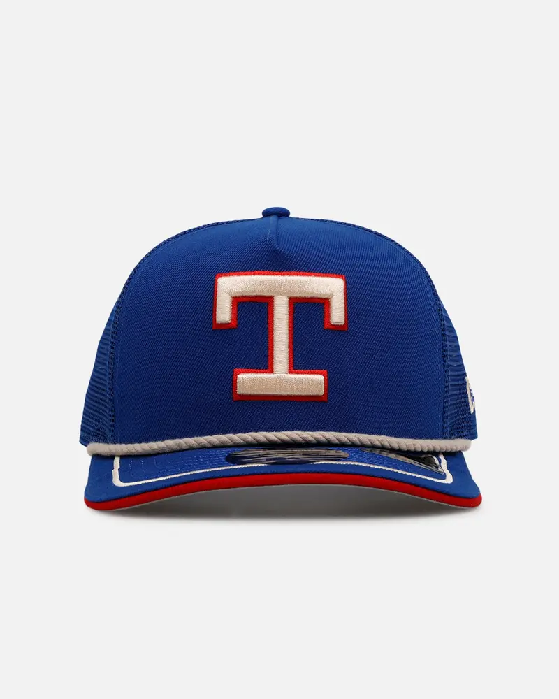 New Era Texas Rangers 'Spring Injection' 9Fifty A-Frame Trucker Snapback Blue 1
