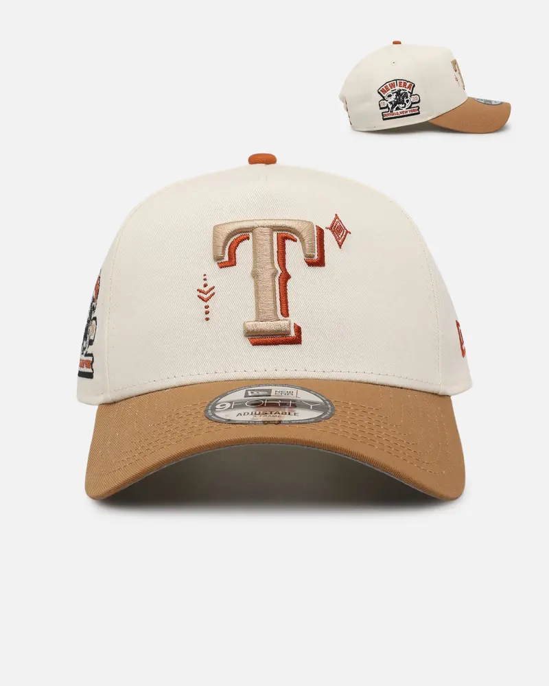 New Era Texas Rangers 'Sunset Trails' 9Forty A-Frame Snapback Rust 1