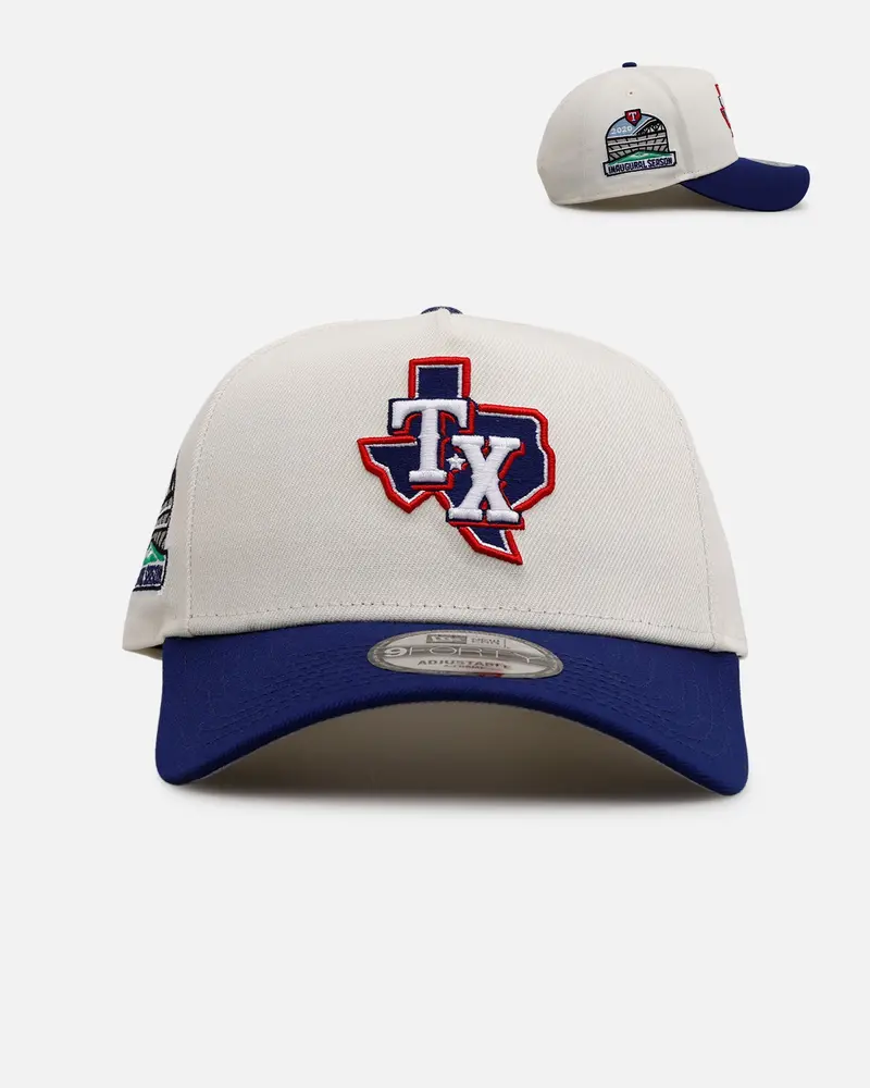 New Era Texas Rangers 'Team Color Visor' 9Forty A-Frame Snapback Chrome/Official Team Color 1