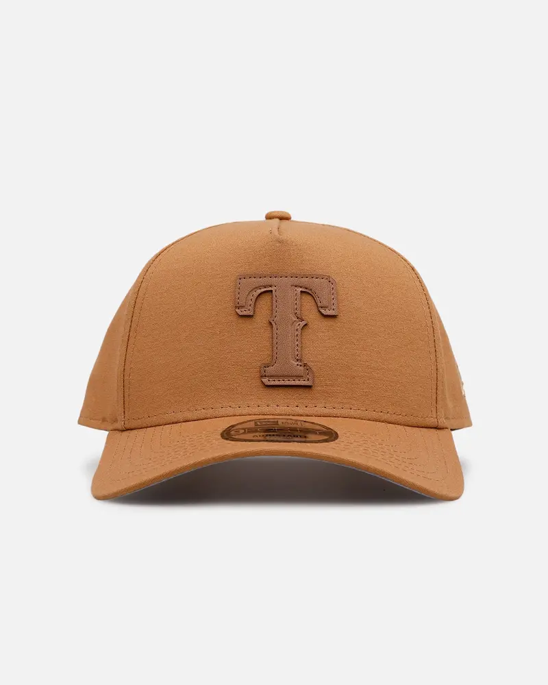 New Era Texas Rangers 'Wheat Canvas' 9Forty A-Frame Snapback Wheat 1