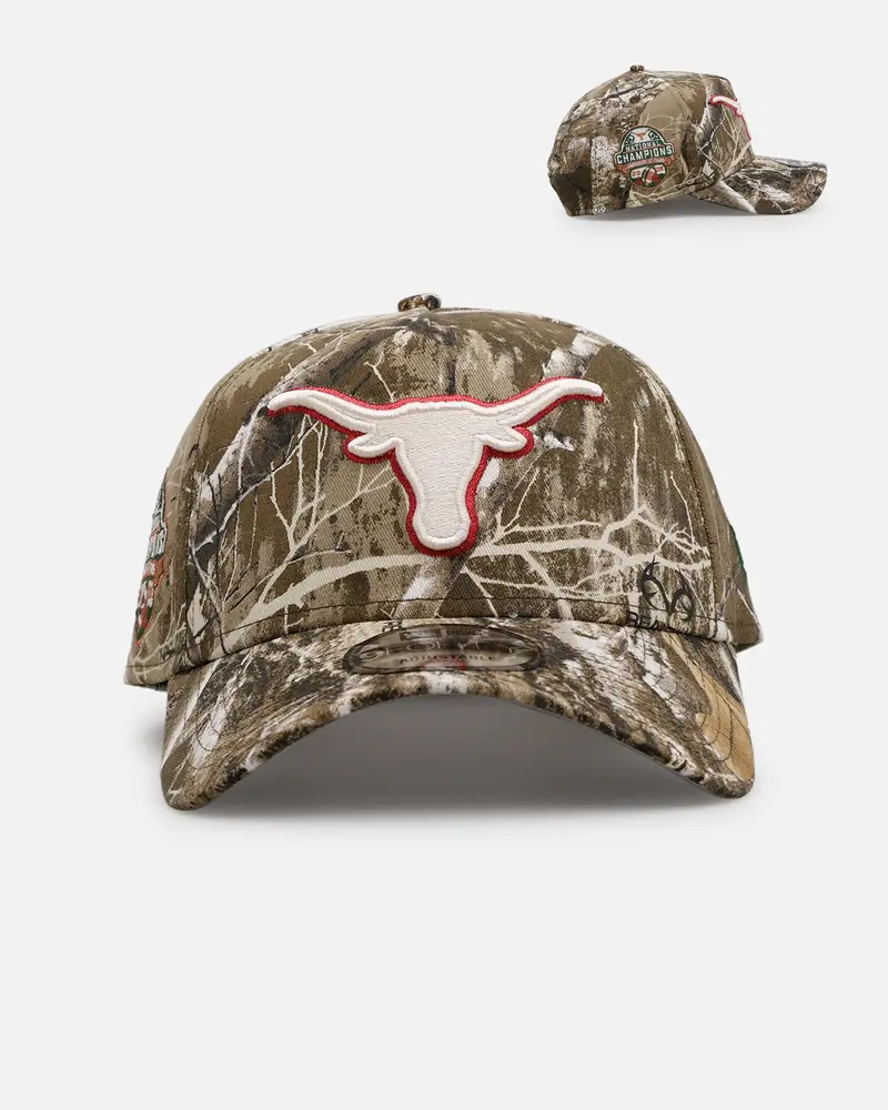 New Era Texas U Longhorns 'Great Outdoors' 9Forty A-Frame Snapback Camo 1