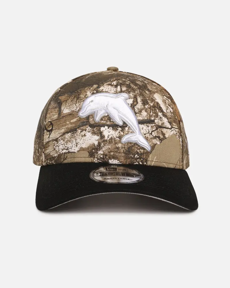 New Era The Dolphins 'Nrl Real Tree' 9Forty A-Frame Snapback Real Tree Camo 1