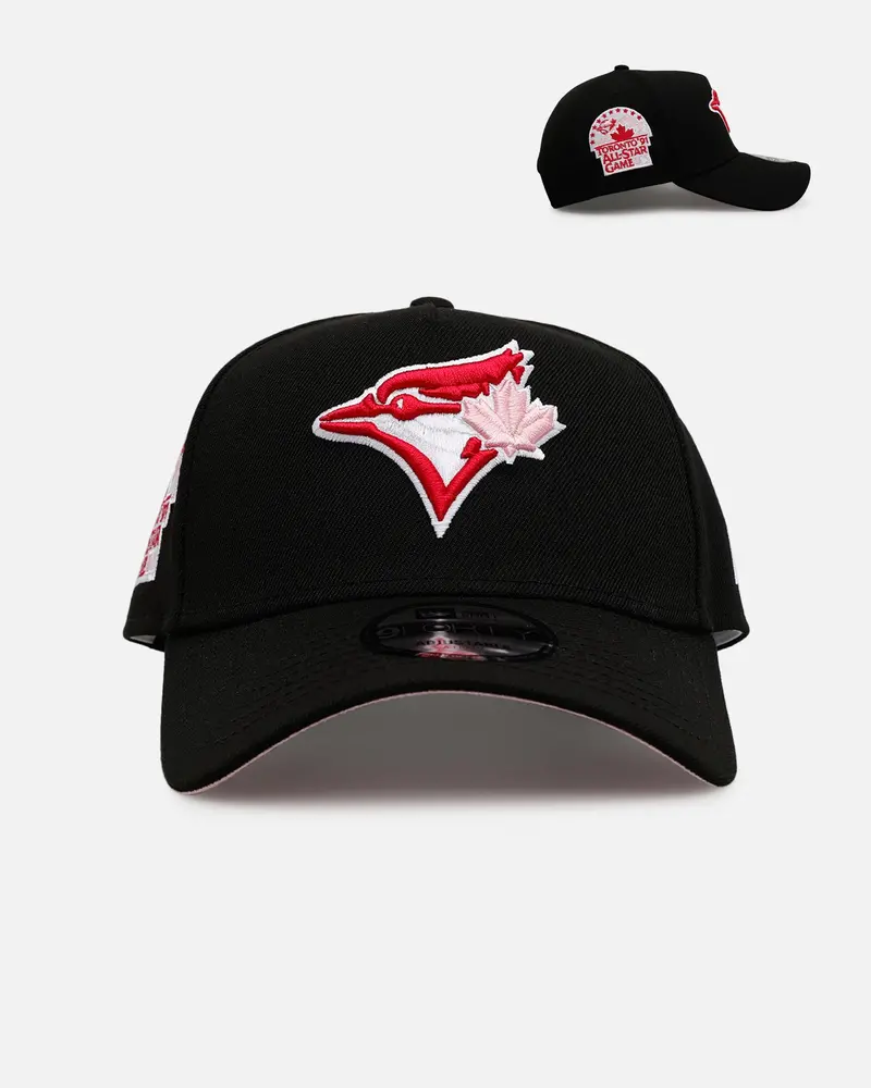 New Era Toronto Blue Jays 'Black And Pink' 9Forty A-Frame Snapback Black/Pink 1