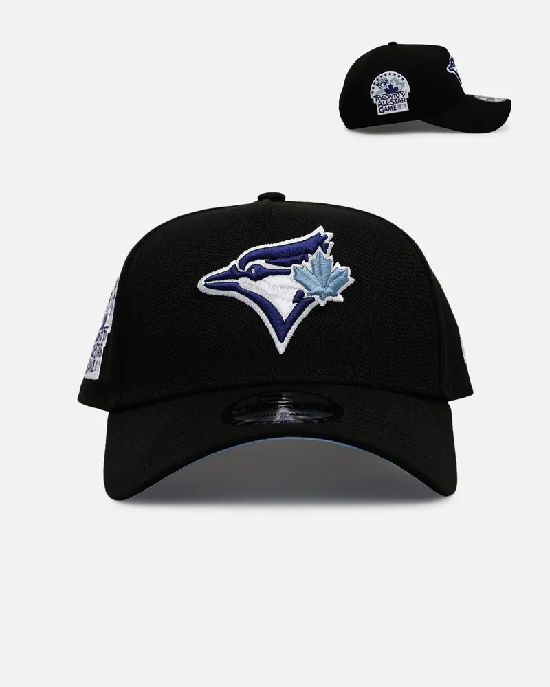 New Era Toronto Blue Jays 'Black And Sky Blue' 9Forty A-Frame Snapback Black/Sky Blue 1