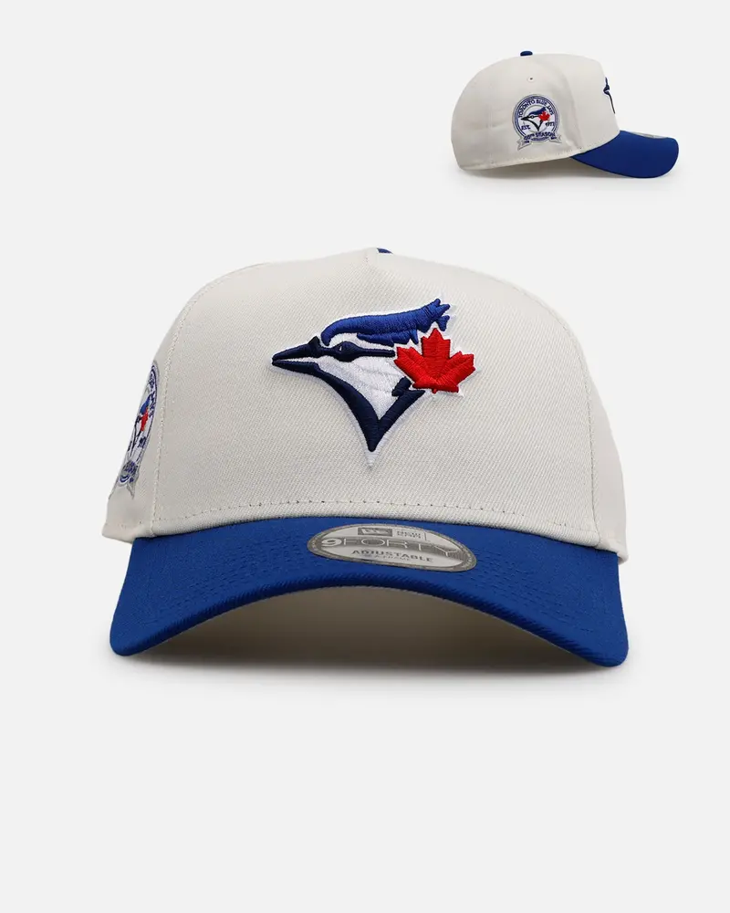 New Era Toronto Blue Jays 'Team Color Visor' 9Forty A-Frame Snapback Chrome/Official Team Color 1