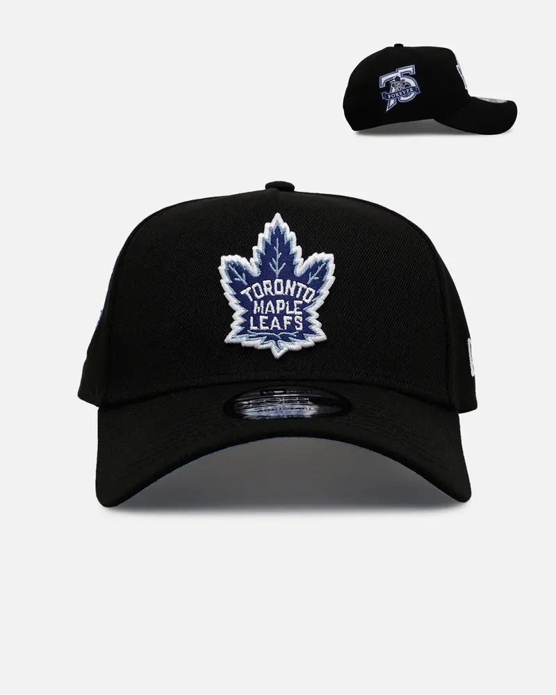 New Era Toronto Maple Leafs 'Black And Sky Blue' 9Forty A-Frame Snapback Black/Sky Blue 1