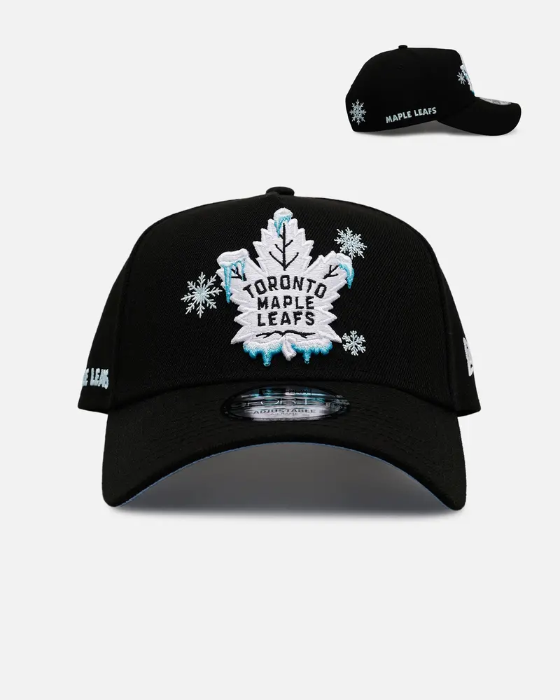 New Era Toronto Maple Leafs 'Cold As Ice' 9Forty A-Frame Snapback Black 1