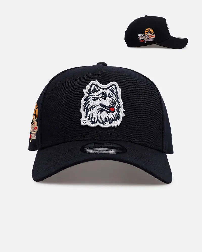 New Era Uconn Huskies 'Retro Final Four' 9Forty A-Frame Snapback Official Team Color 1