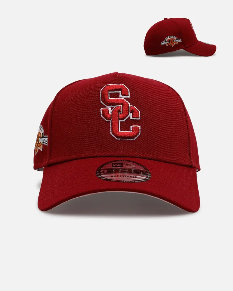 New Era University Of Southern California Trojans 'Candy Apple' 9Forty A-Frame Snapback Cardinal 1