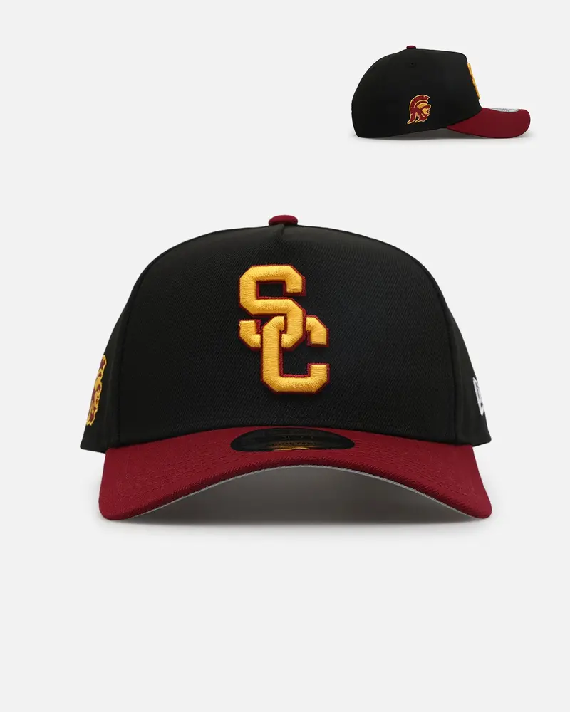 New Era University Of Southern California Trojans 'Usc Pack' 9Forty A-Frame Snapback Black/Burgundy 1
