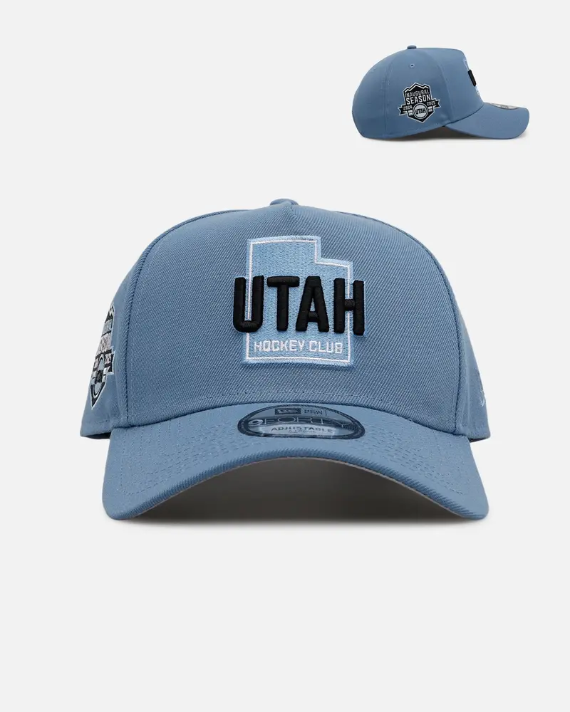 New Era Utah Hockey Club 'Faded Blue' 9Forty A-Frame Snapback Faded Blue 1