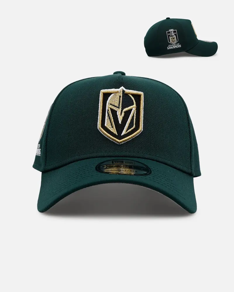 New Era Vegas Golden Knights 'Evergreen' 9Forty A-Frame Snapback Dark Green 1