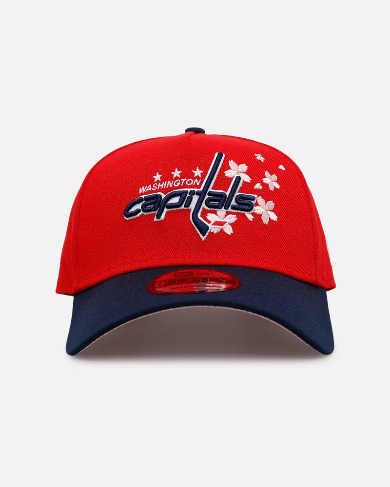 New Era Washington Capitals 'Cherry Blossoms' 9Forty A-Frame Snapback Official Team Color 1