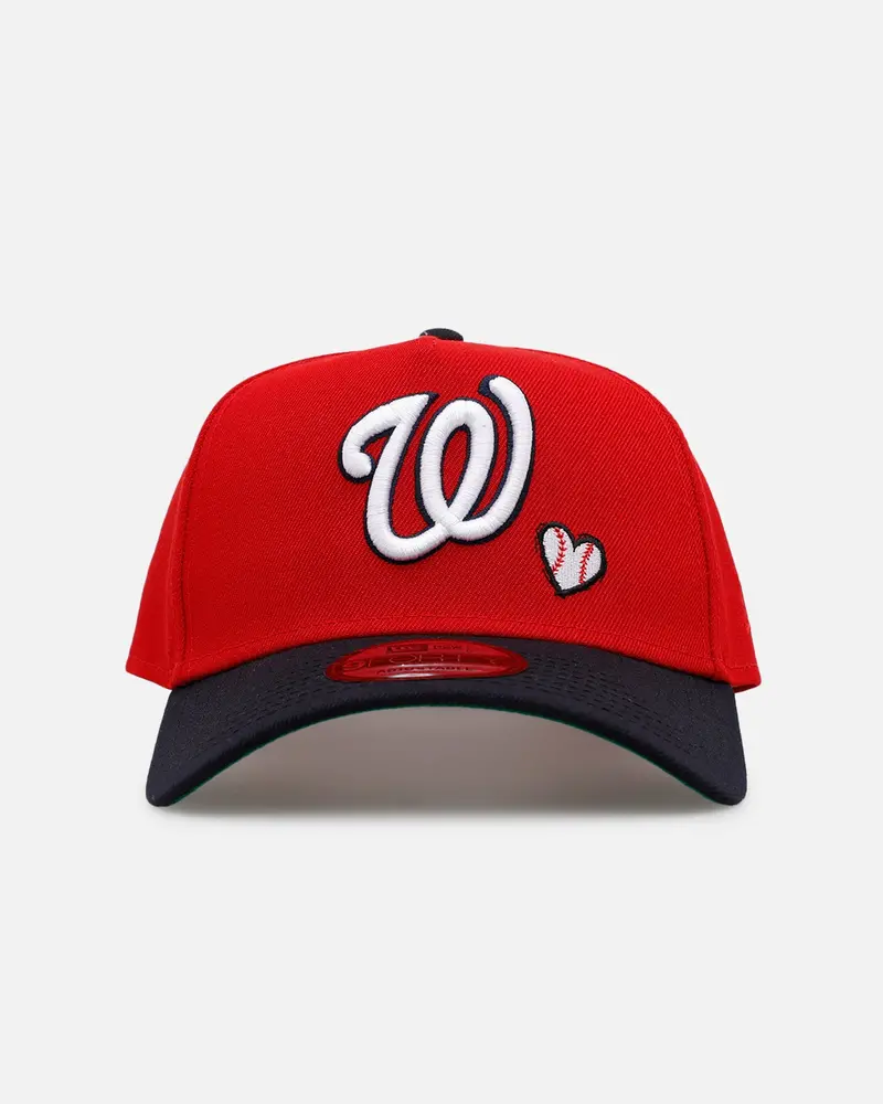New Era Washington Nationals 'Baseball Hearts' 9Forty A-Frame Snapback Official Team Color 1