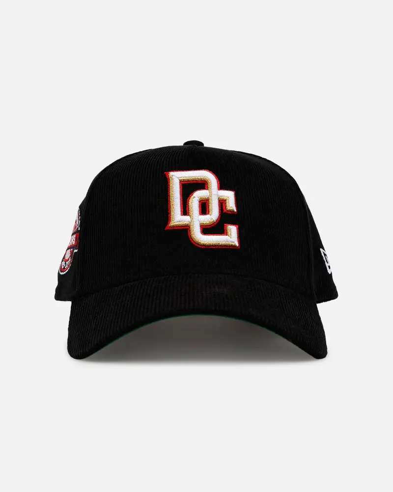 New Era Washington Nationals 'Black Cord' 9Forty A-Frame Corduroy Snapback Black 1