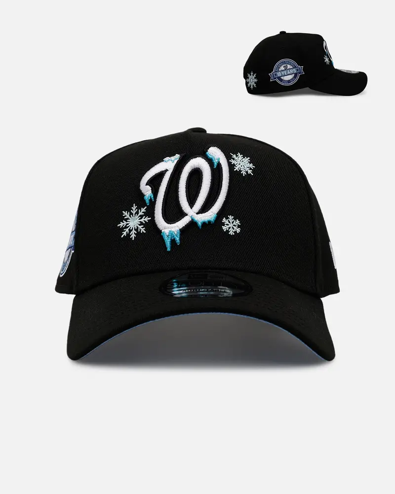 New Era Washington Nationals 'Cold As Ice' 9Forty A-Frame Snapback Black 1