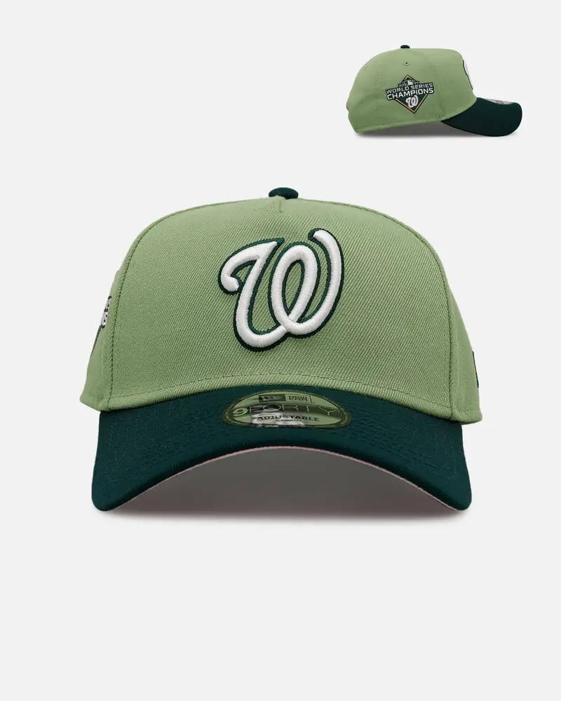 New Era Washington Nationals 'Matcha' 9Forty A-Frame Snapback Matcha 1
