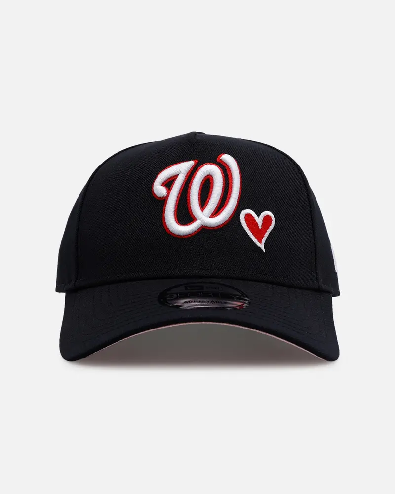 New Era Washington Nationals 'Team Color Hearts' 9Forty A-Frame Snapback Official Team Color 1