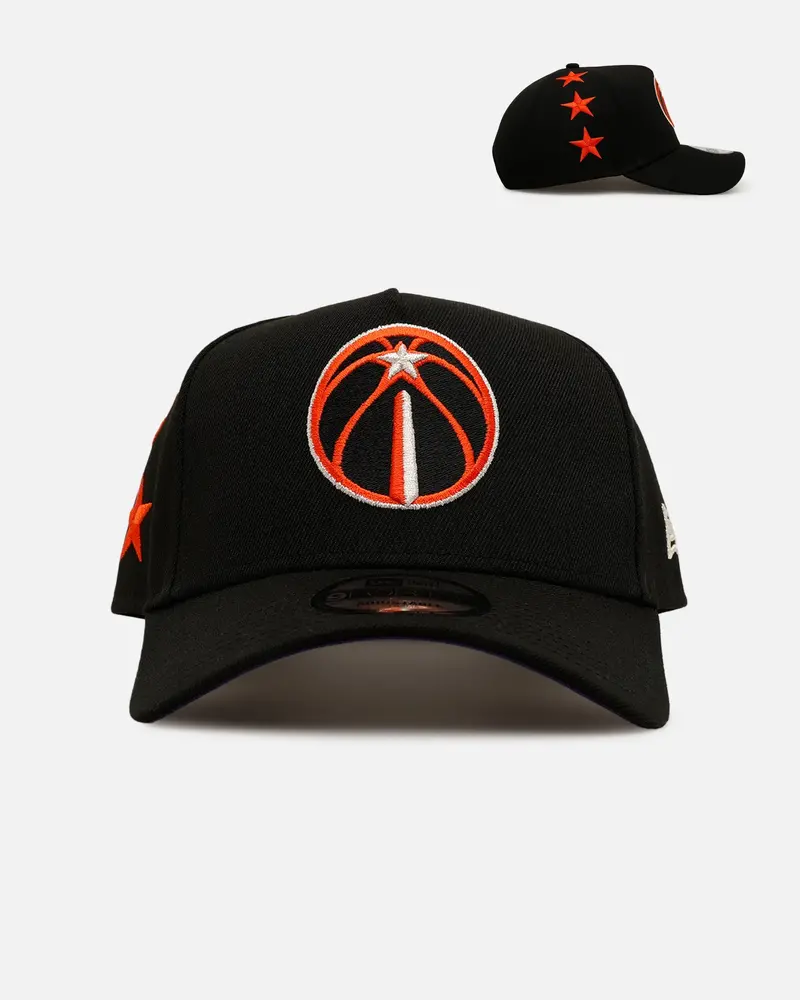 New Era Washington Wizards 'Nba Dia De Los Muertos' 9Forty A-Frame Snapback Black/Orange 1