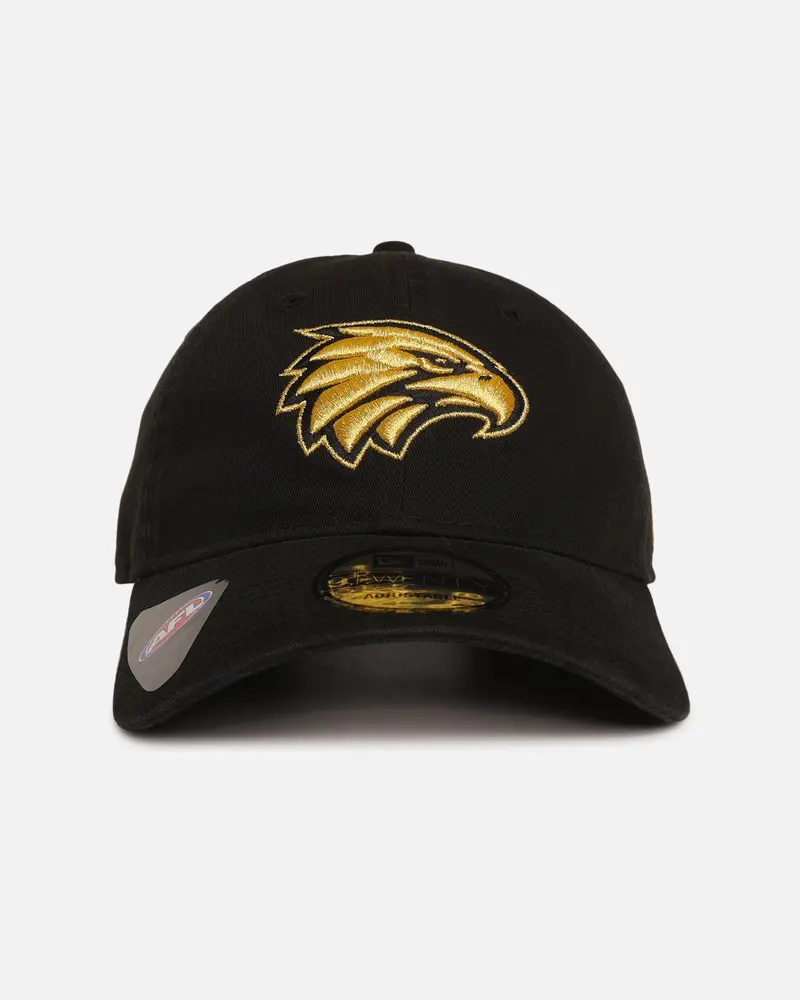 New Era West Coast Eagles 'Afl Black & Gold' 9Twenty Strapback Black/Gold 1