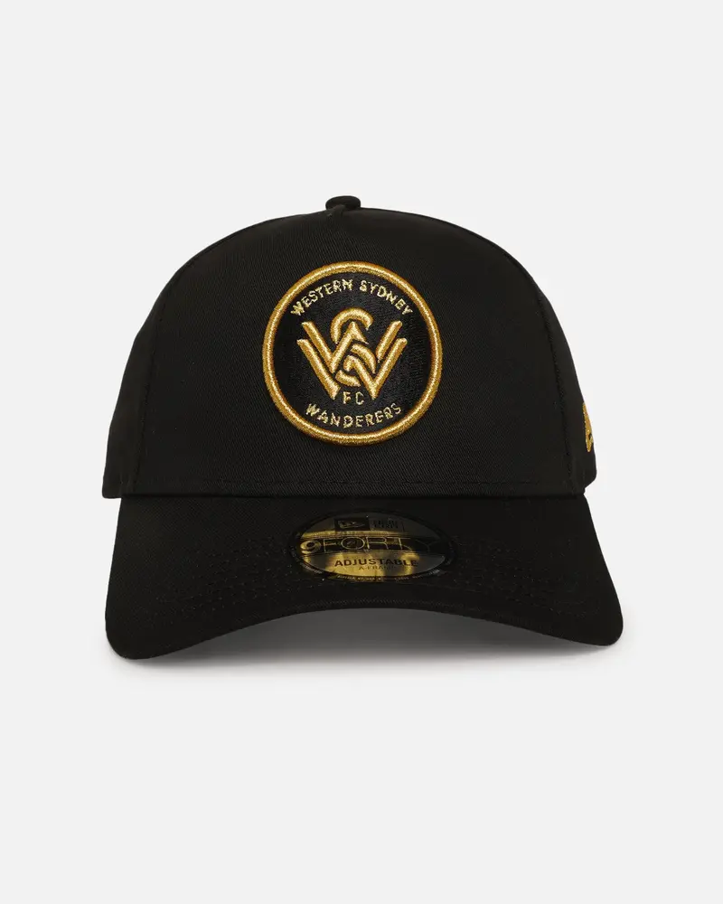 New Era Western Sydney Wanderers Fc 'A-League Exculsive' 9Forty A-Frame Snapback Black/Gold 1