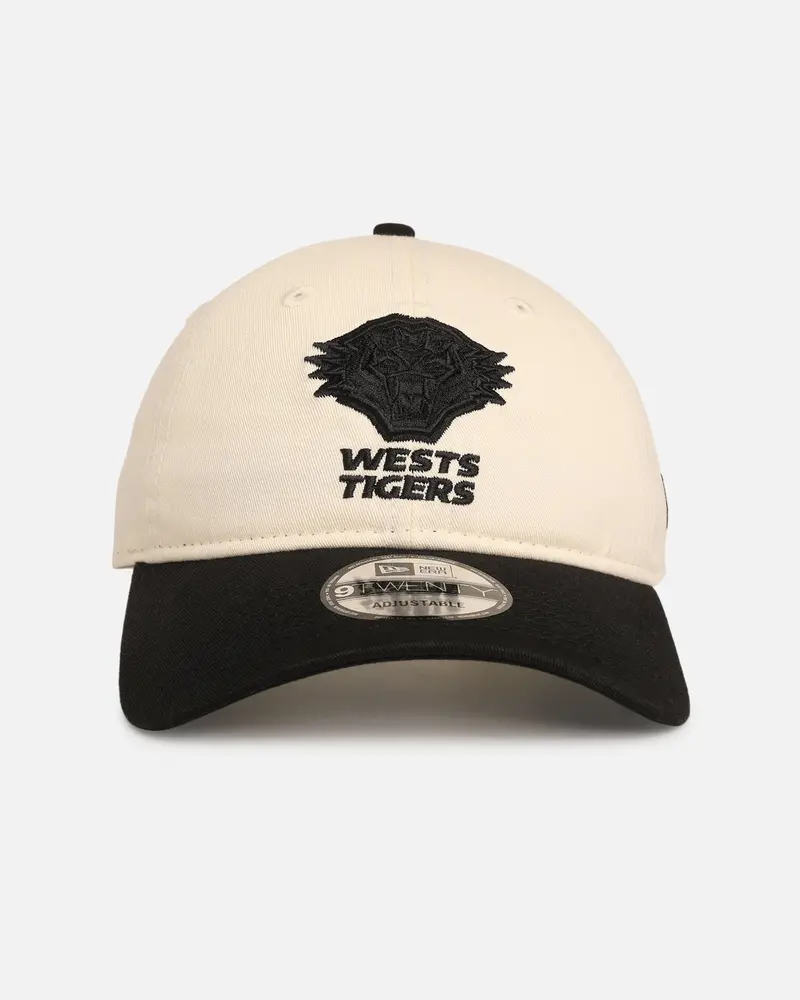 New Era Wests Tigers 'Nrl Two Tone' 9Twenty Strapback Chrome White/Black 1