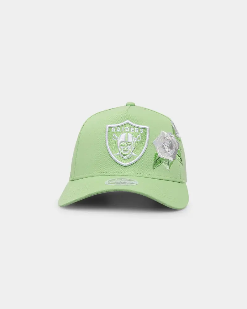 New Era Women's Las Vegas Raiders 'Pastel Rose' 9Forty A-Frame Snapback Spearmint/White 1