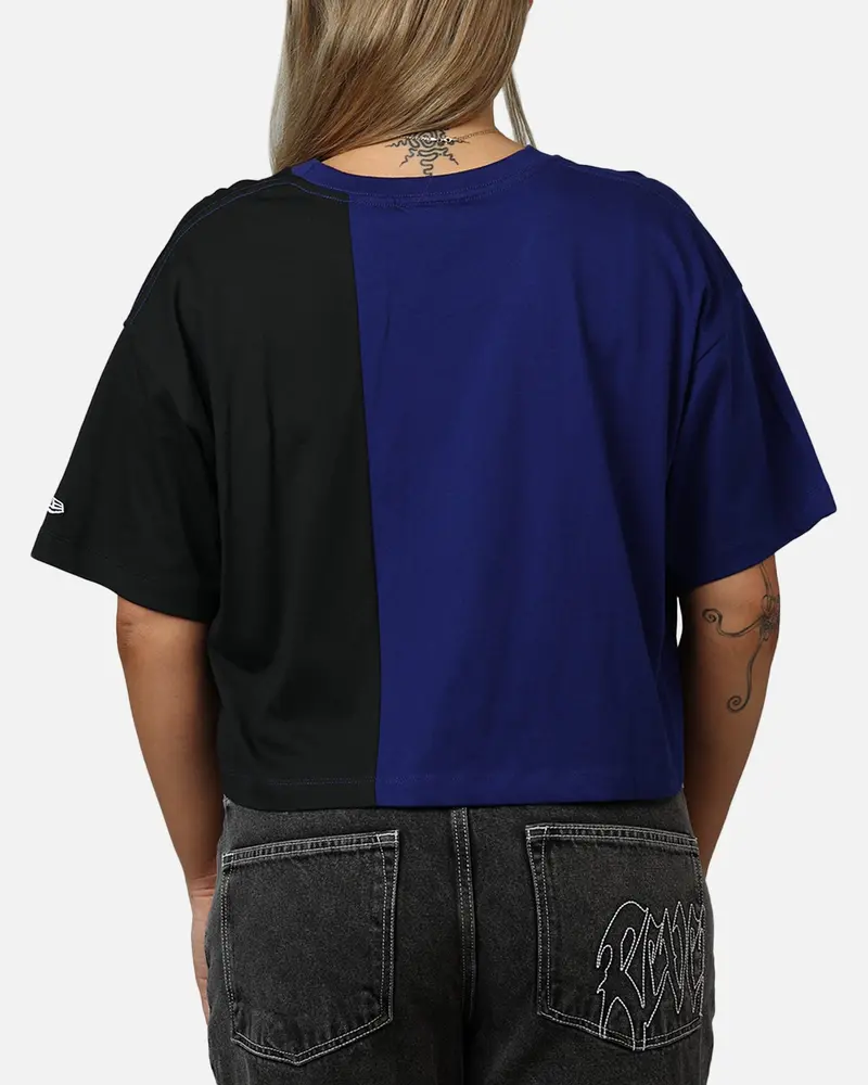 New Era Women's Los Angeles Dodgers Team Split T-Shirt Blue/Black 2