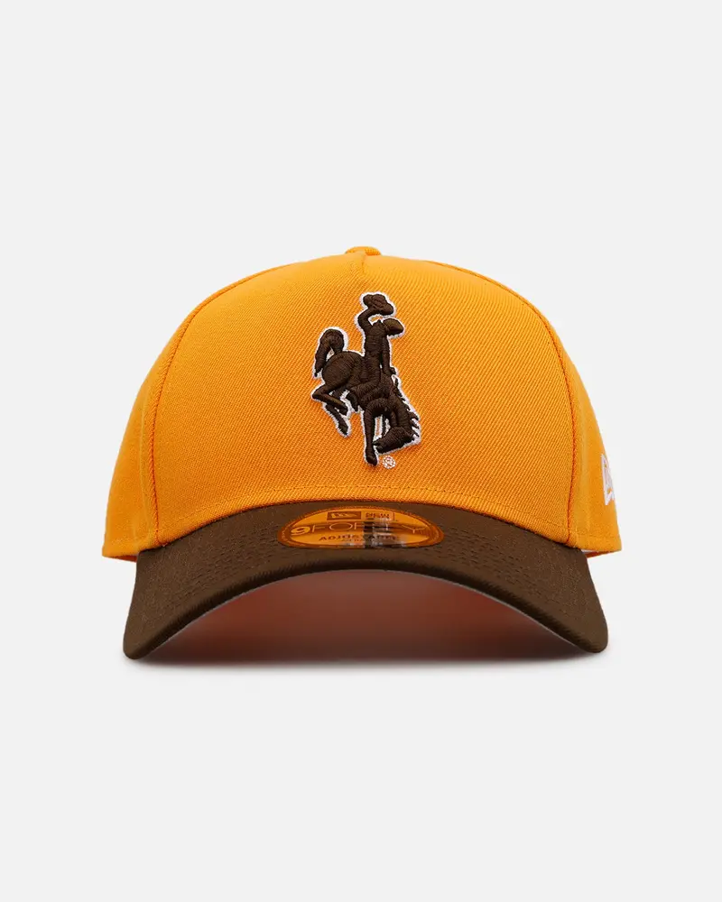 New Era Wyoming Cowboys 'Walnut Visor' 9Forty A-Frame Snapback Walnut 1