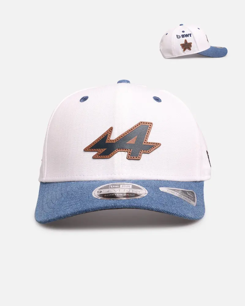 New Era X Alpine F1 'Austin Gp Collection' 9Seventy Snapback Light Beige 1