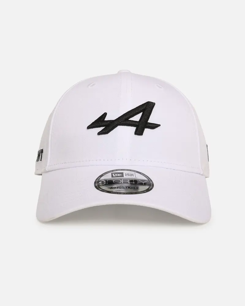 New Era X Alpine F1 Visa Cards Essential 9Forty A-Frame Snapback White 1