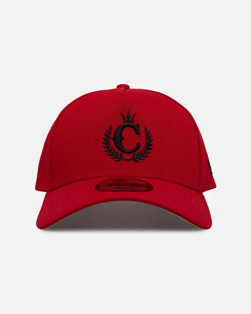 New Era X Culture Kings 9Forty A-Frame Snapback Red/Black 1