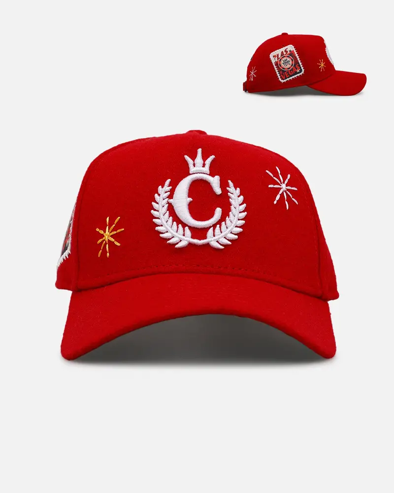 New Era X Culture Kings 'Lost Wages' 9Forty A-Frame Snapback Red 1