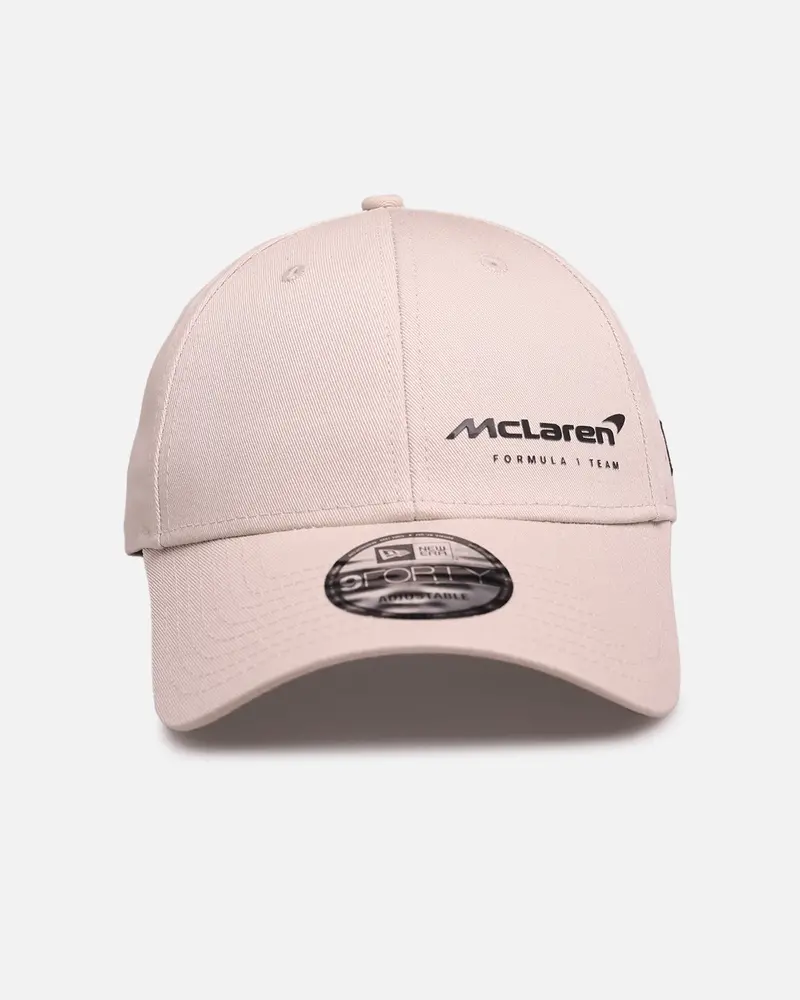 New Era X Mclaren 'Essential' 9Forty Casual Snapback Light Beige 1