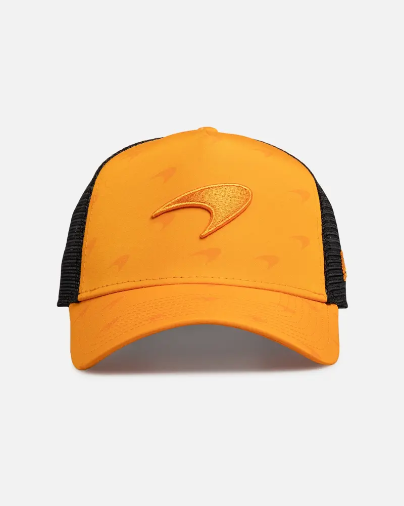 New Era X Mclaren Fanwear 9Forty A-Frame Trucker Snapback Orange 1