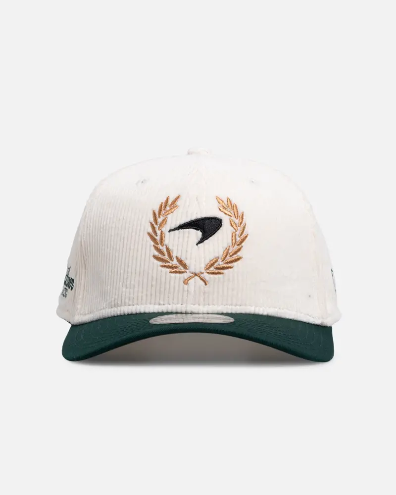 New Era X Mclaren Racing 9Seventy Stretch Corduroy Snapback White 1