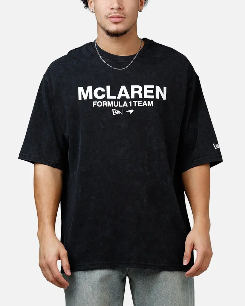 New Era X Mclaren Wordmark T-Shirt Black 1