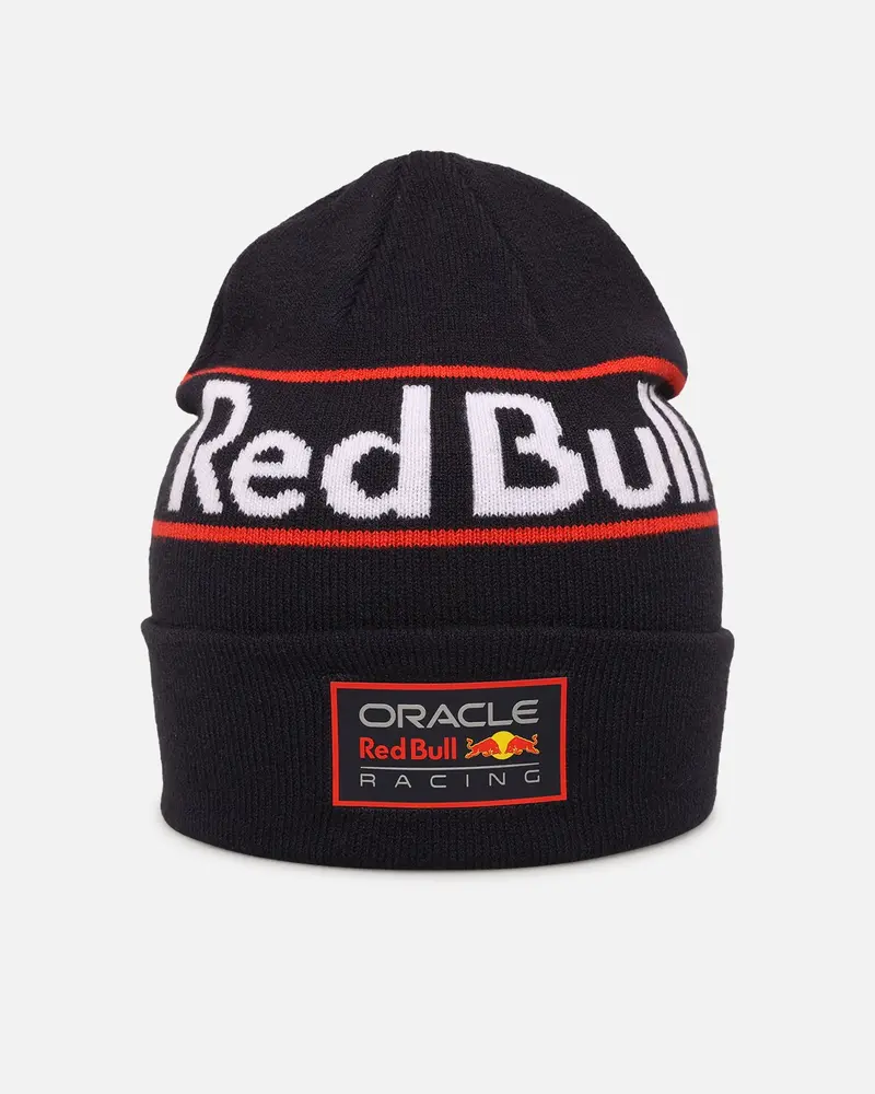 New Era X Red Bull Racing Team Wordmark Cuff Knit Beanie Dark Blue 1