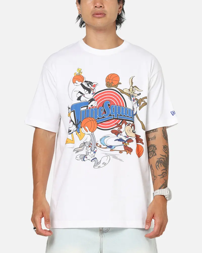 New Era X Space Jam Tune Squad T-Shirt White 1