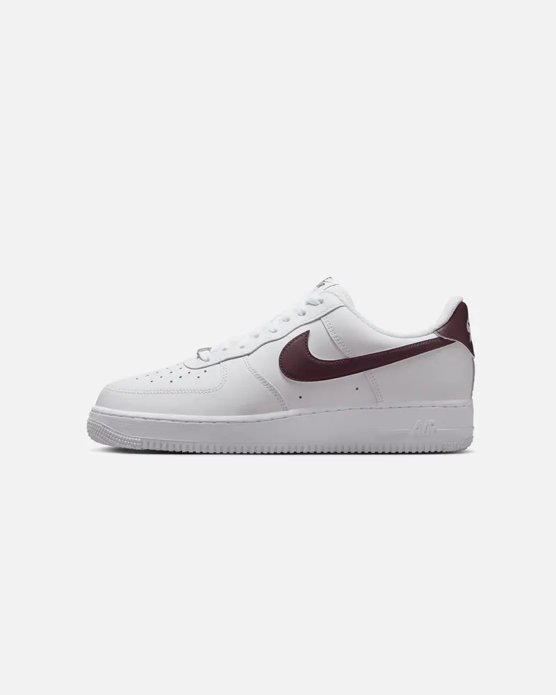 Nike Air Force 1 '07 Essentials White/Burgundy 1