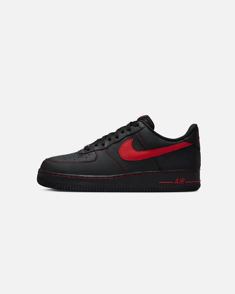Nike Air Force 1 '07 Lv8 Black/University Red 1