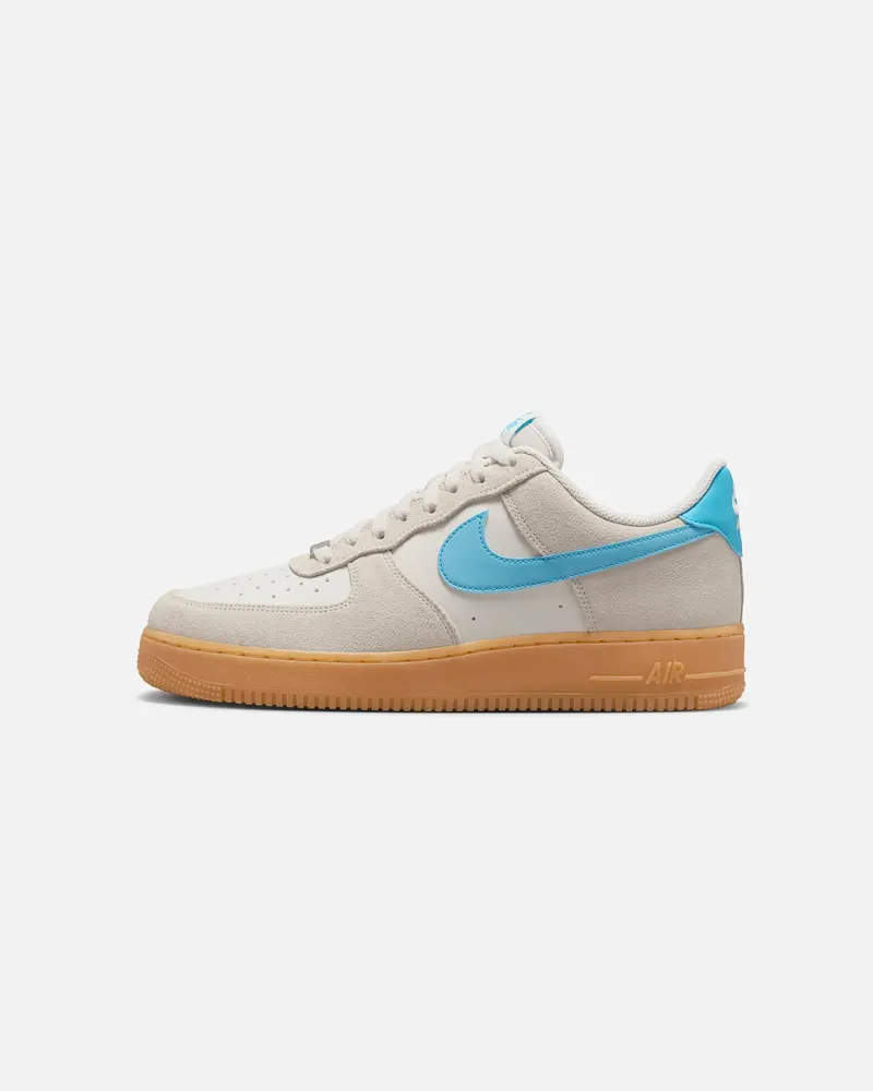 Nike Air Force 1 '07 Lv8 Phantom/Baltic Blue Gum Yellow 1