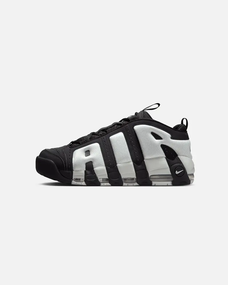 Nike Air More Uptempo Low Black/Photon Dust-Metallic Silver 1