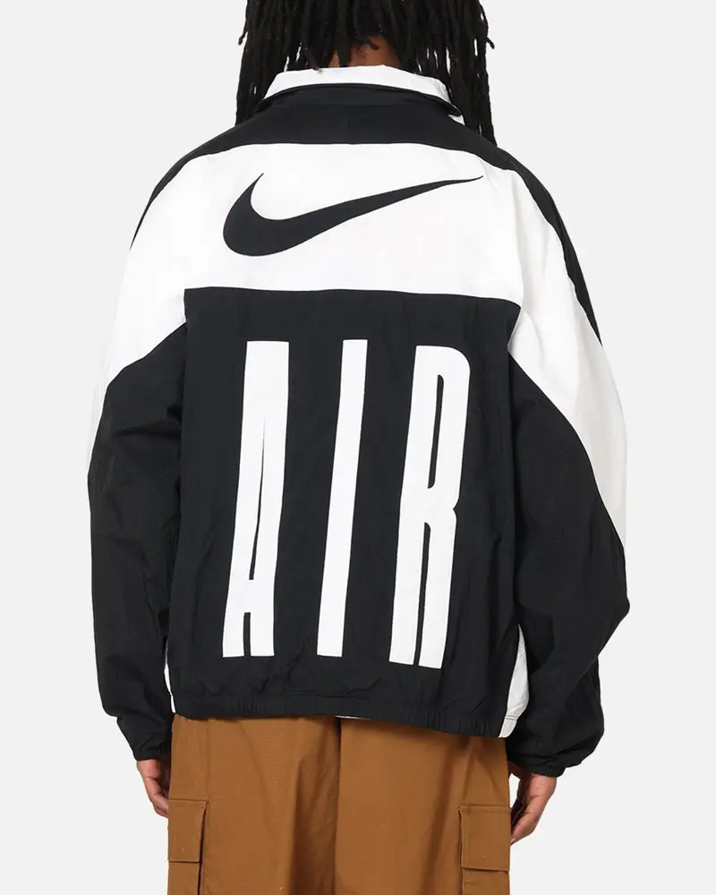 Nike Air Woven Track Jacket Black/White/Black 1