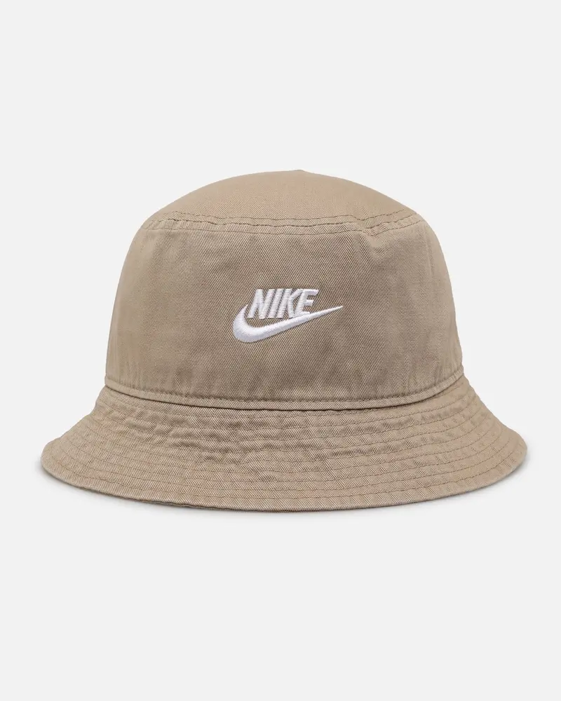 Nike Apex Futura Washed Bucket Hat Khaki/White 1